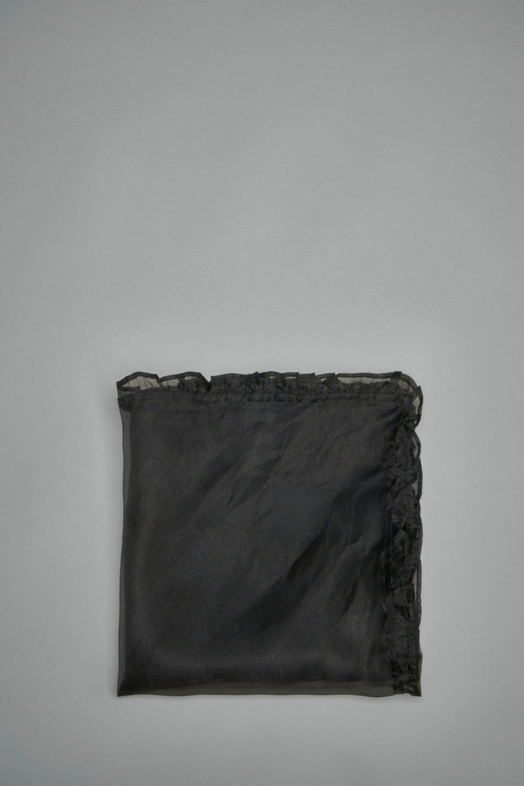 Ganni - Technical Organza Frill Scarf - LABELS