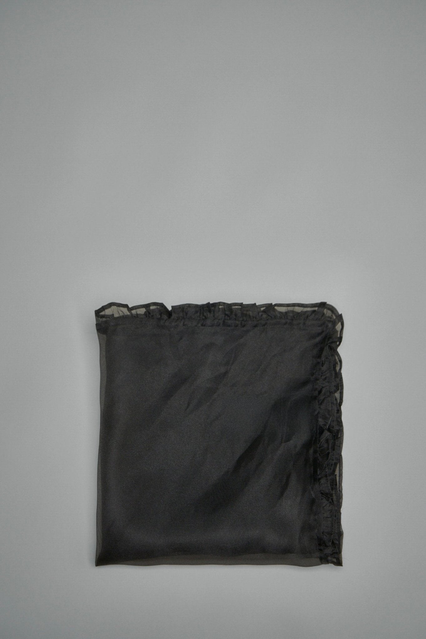 Ganni - Technical Organza Frill Scarf - LABELS