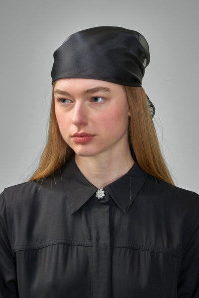 Technical Organza Frill Scarf