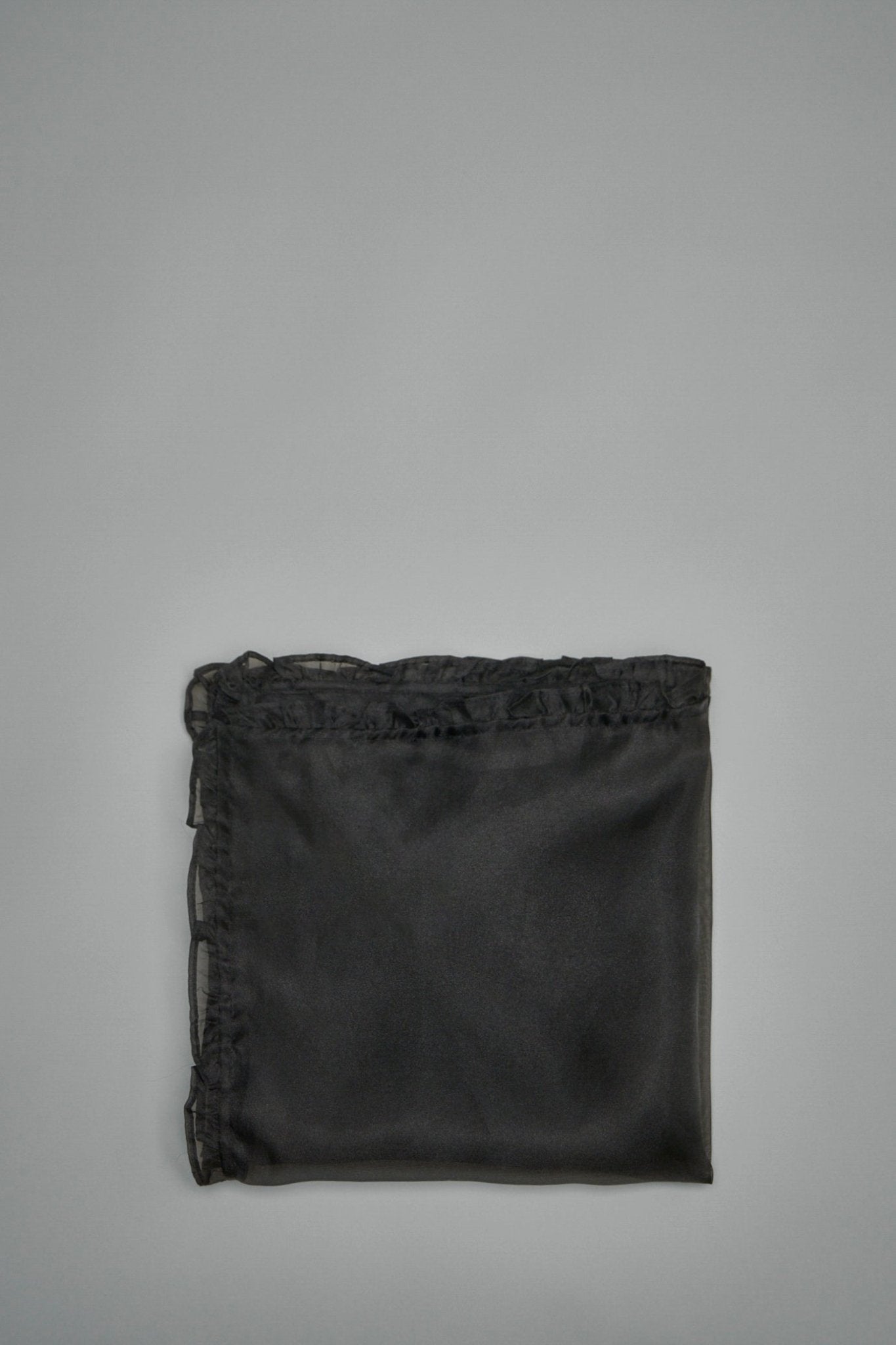 Ganni - Technical Organza Frill Scarf - LABELS