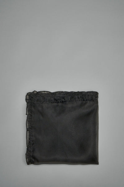 Technical Organza Frill Scarf