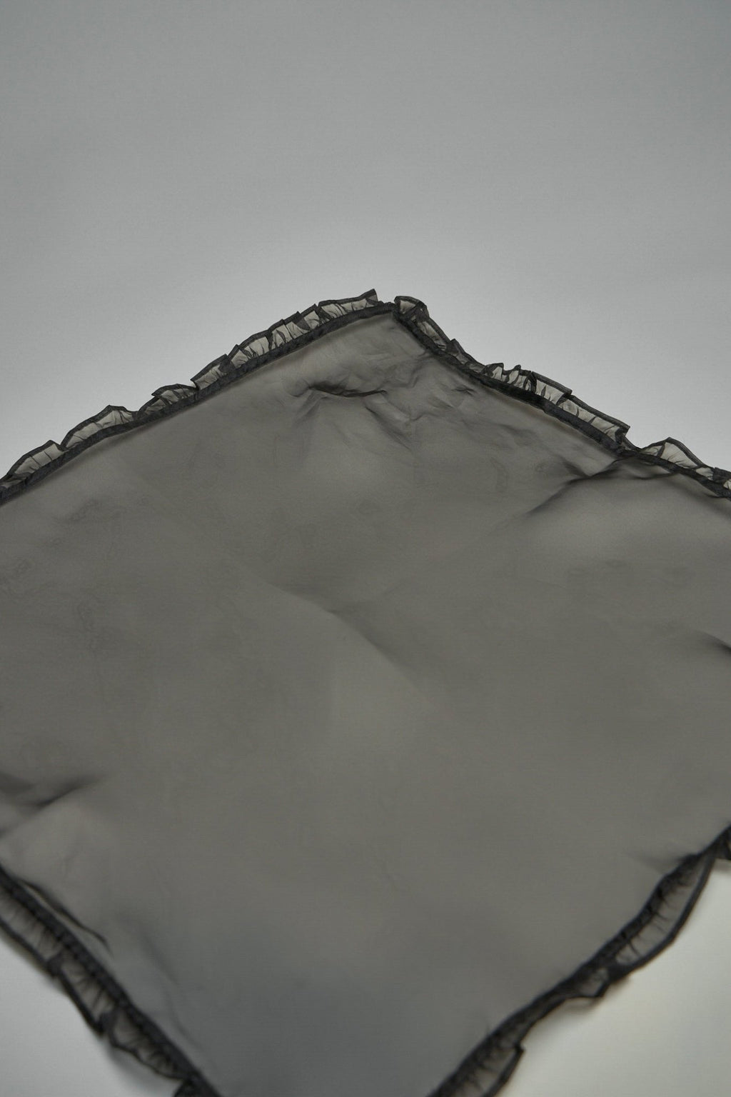 Ganni - Technical Organza Frill Scarf - LABELS