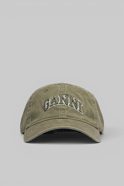 Washed Cotton Canvas Cap Emb
