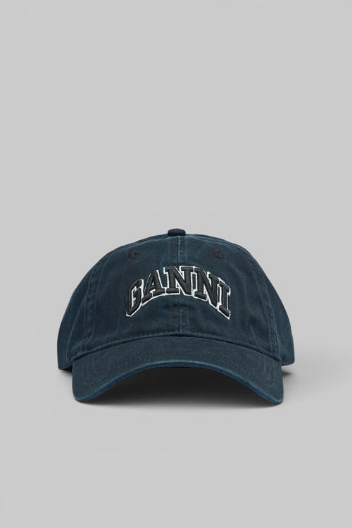 Ganni Caps - Washed Cotton Canvas Embroidered – LABELS