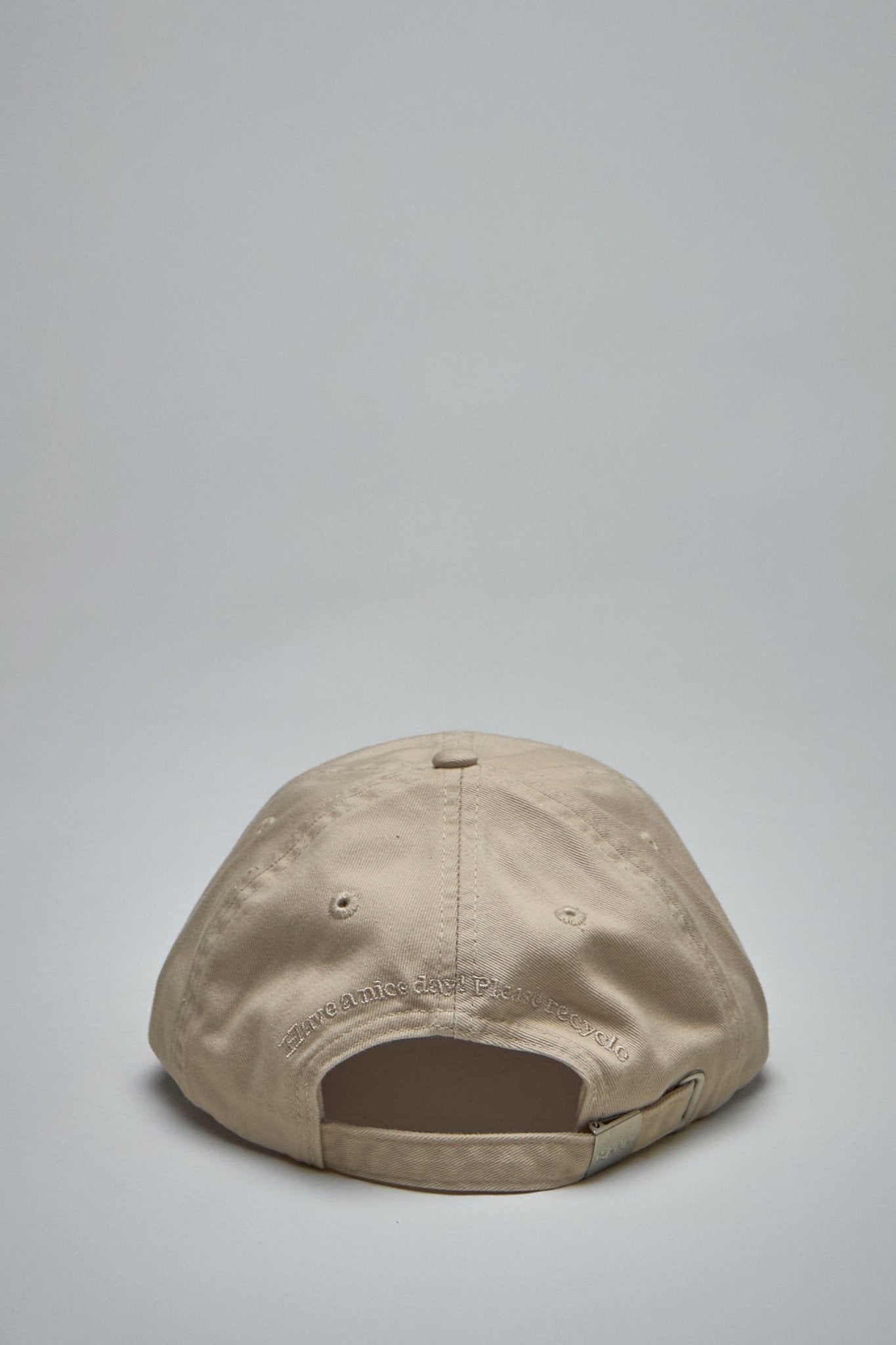 Ganni - Washed Cotton Canvas Cap Embroidery - LABELS