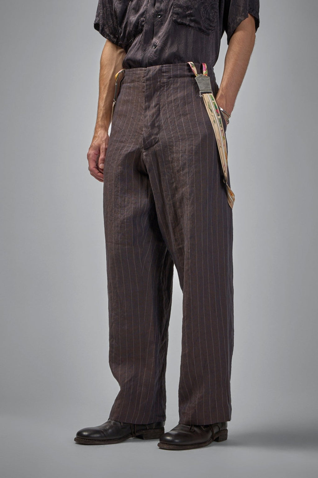Geoffrey B. Small - 1940's Reproduction Work Suspender Trouser - LABELS