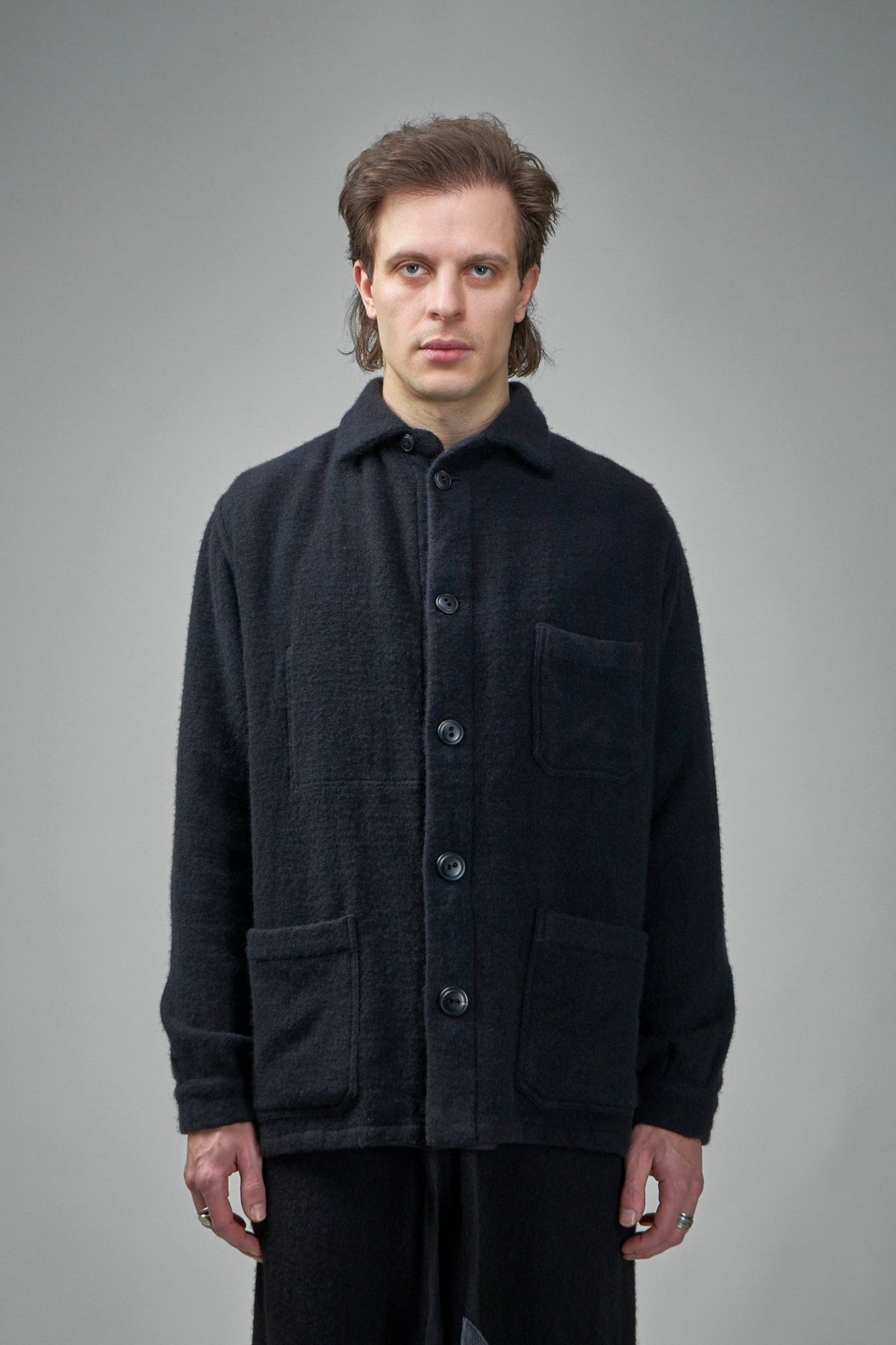 Geoffrey B. Small Knitwear - 4-Pocket French Work Shirt – LABELS