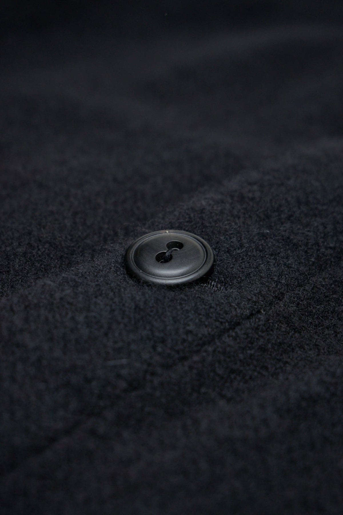 Detail shot of hand-dyed cashmere texture and four-pocket design, view 6