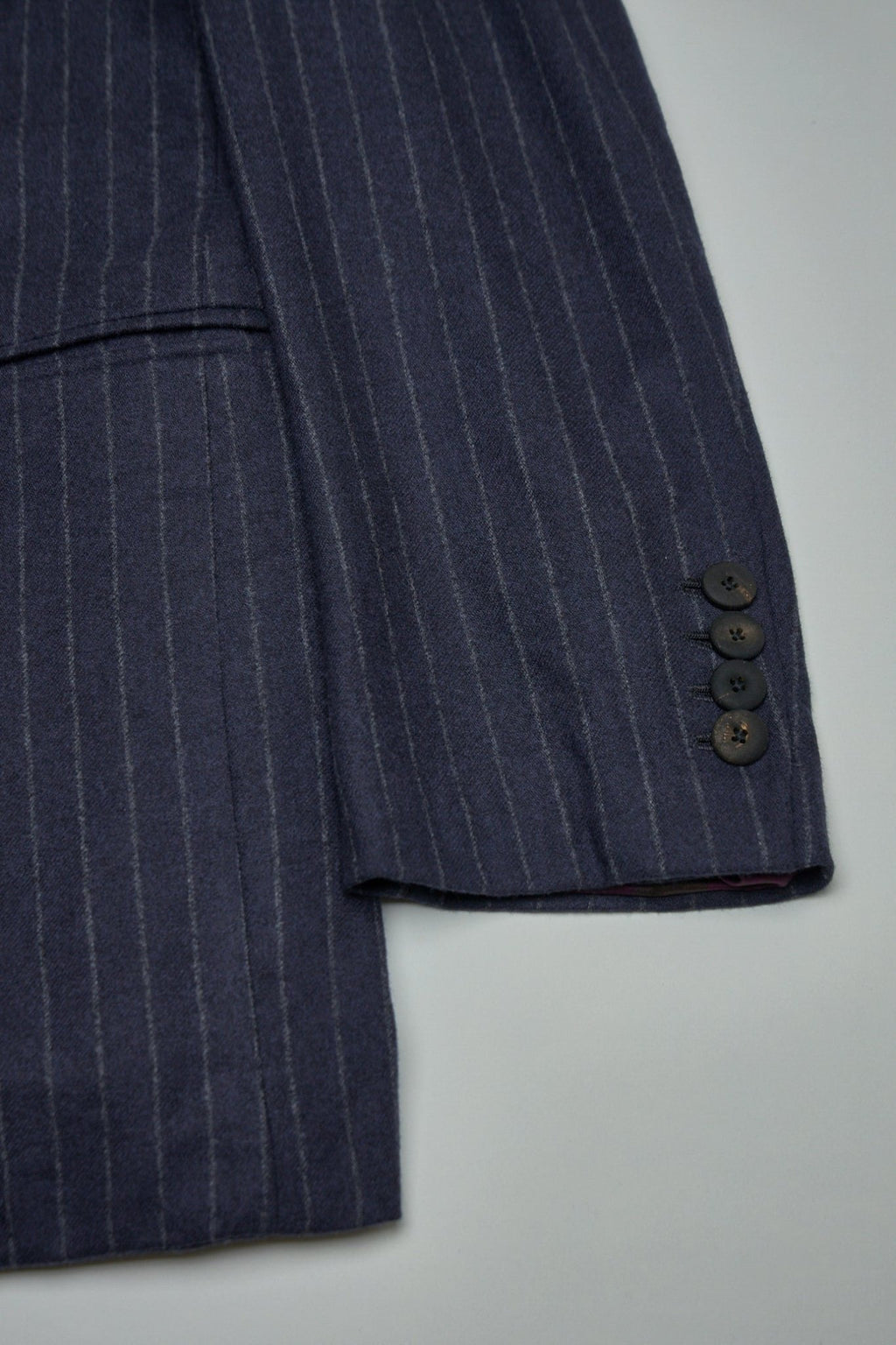 Geoffrey B. Small - Elongated Double - Breasted, 6 Buttons, Double Vent Tailored Jacket - LABELS