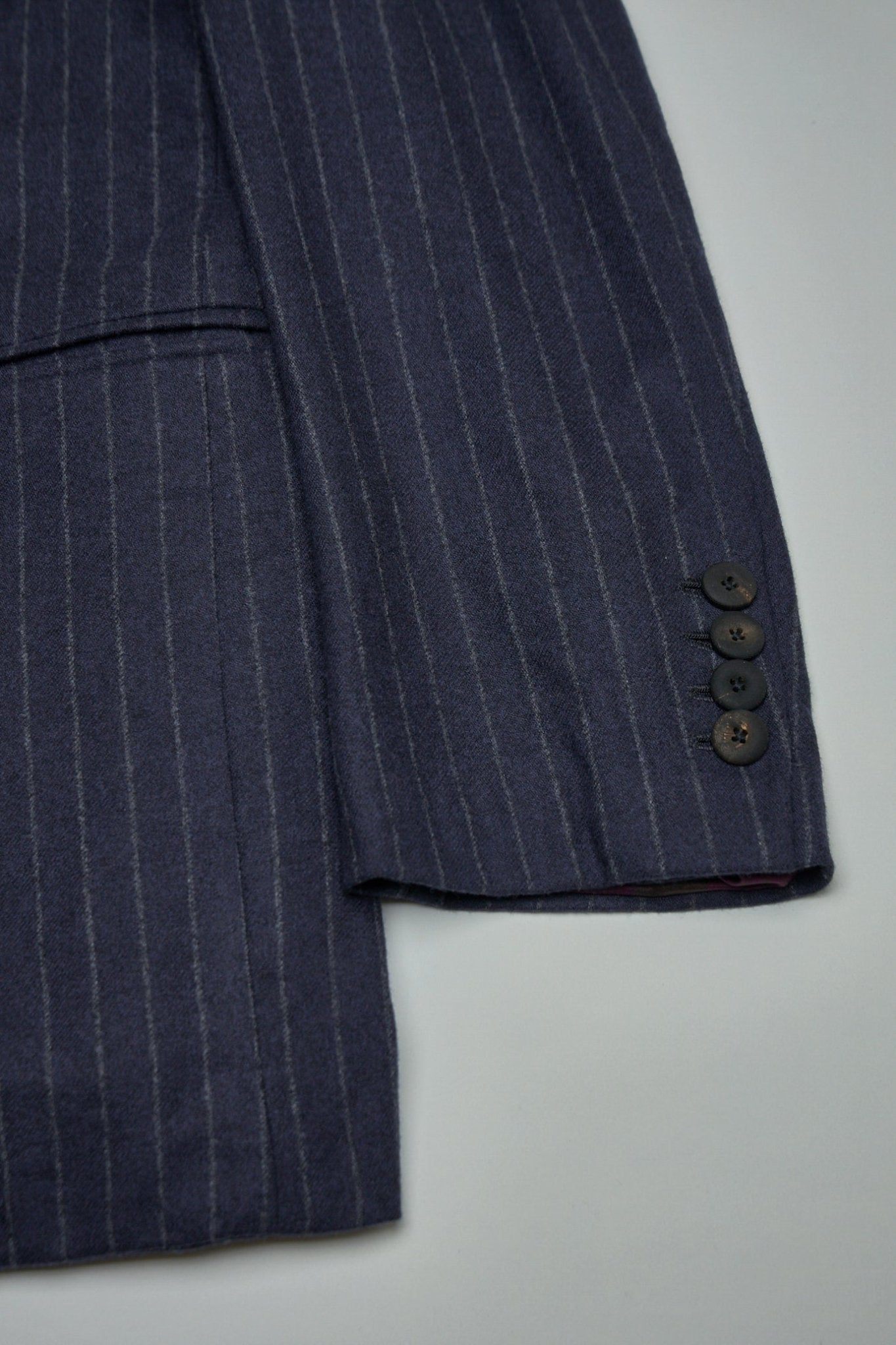 Geoffrey B. Small - Elongated Double - Breasted, 6 Buttons, Double Vent Tailored Jacket - LABELS