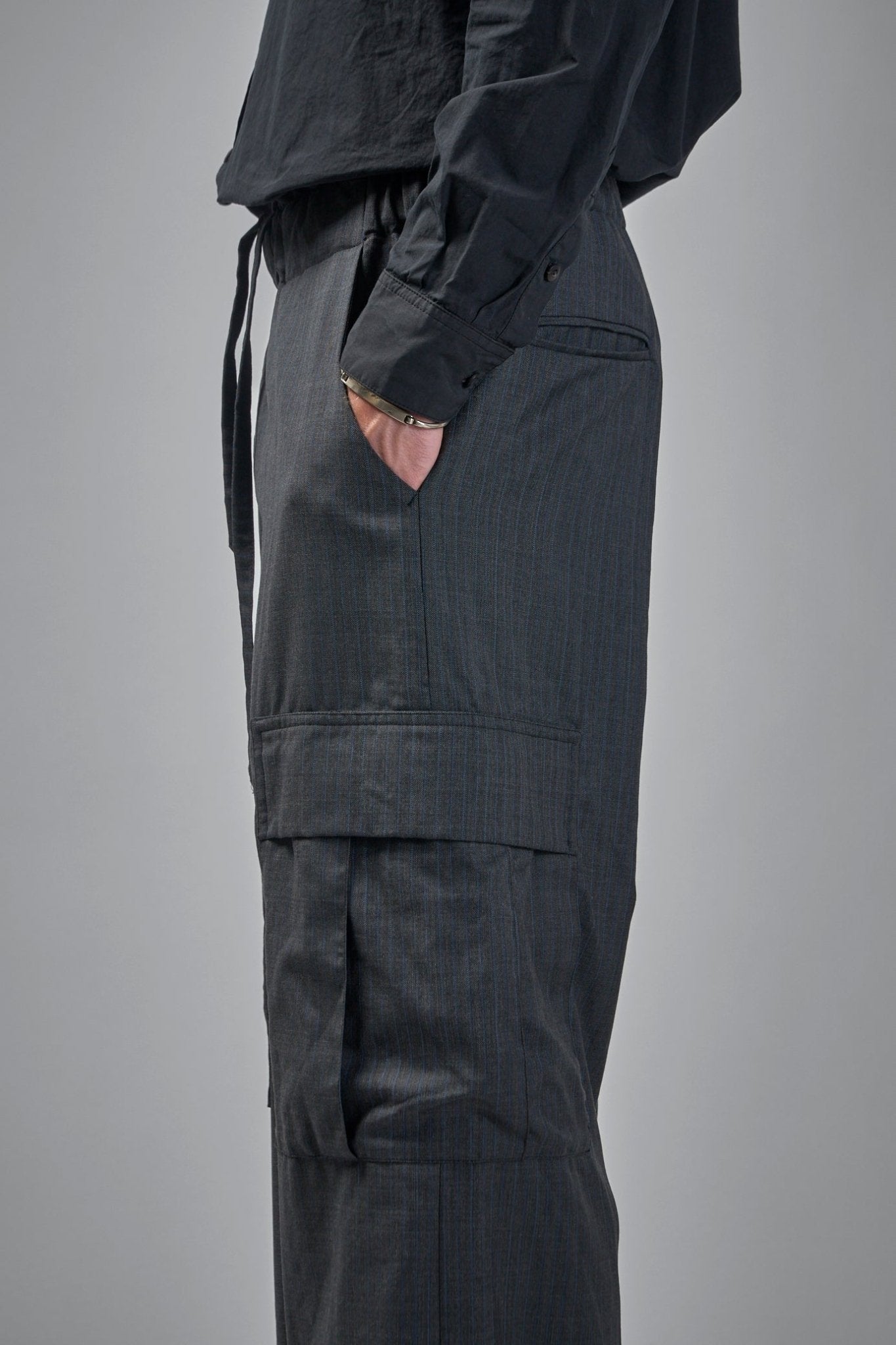 Geoffrey B. Small Handmade Exaggerated Volume 6-pocket Cargo