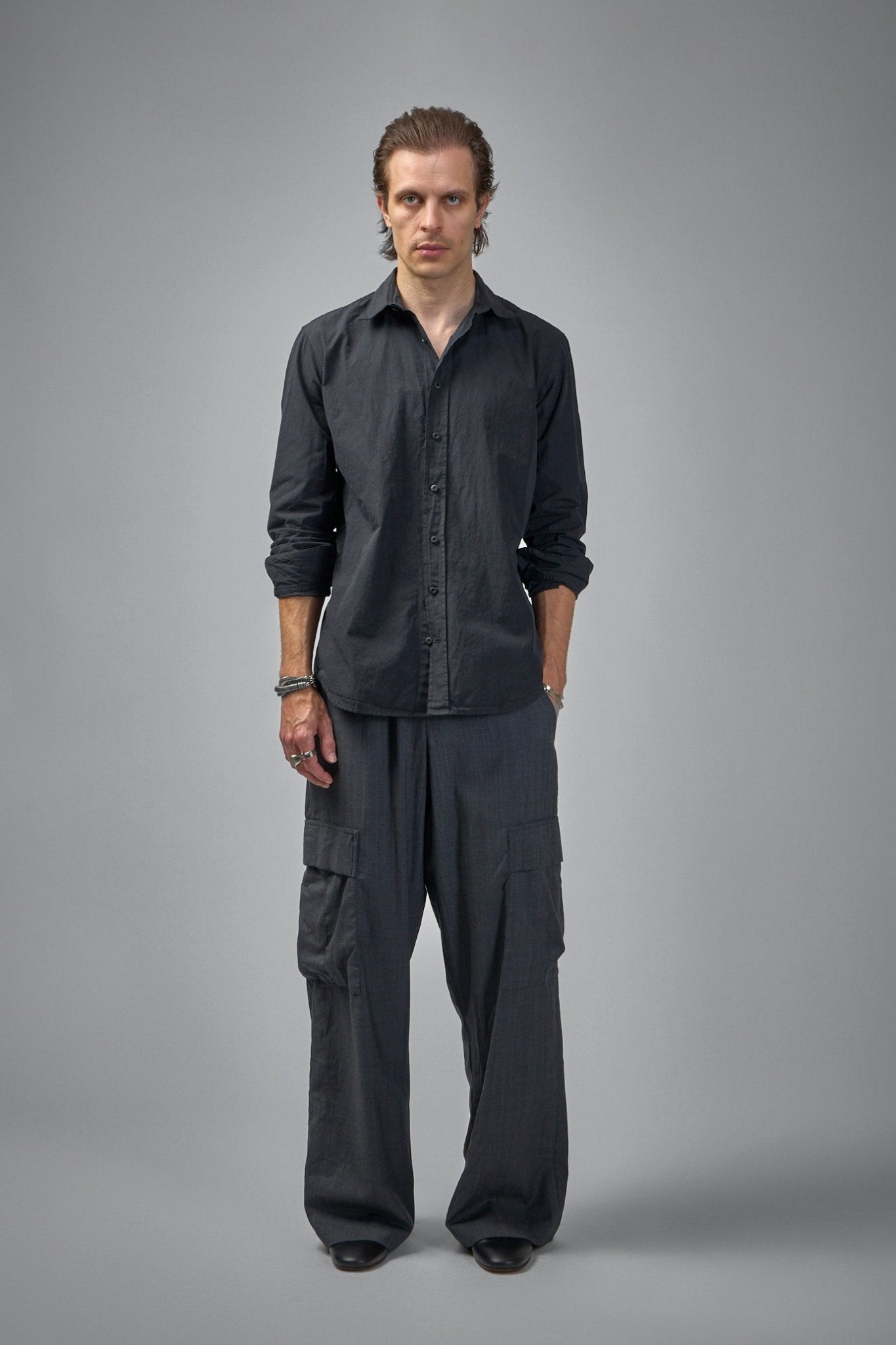 Geoffrey B. Small Handmade Exaggerated Volume 6-pocket Cargo