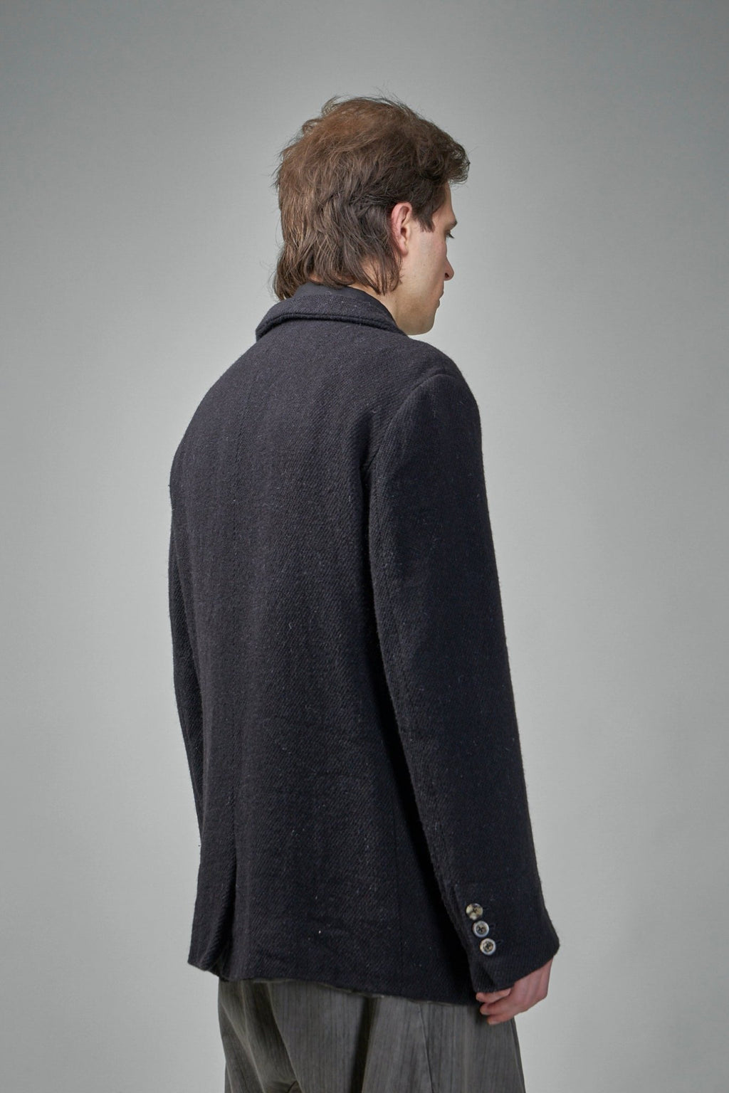 Geoffrey B. Small - Extended Length Single - Breasted 3 Button Jacket - LABELS