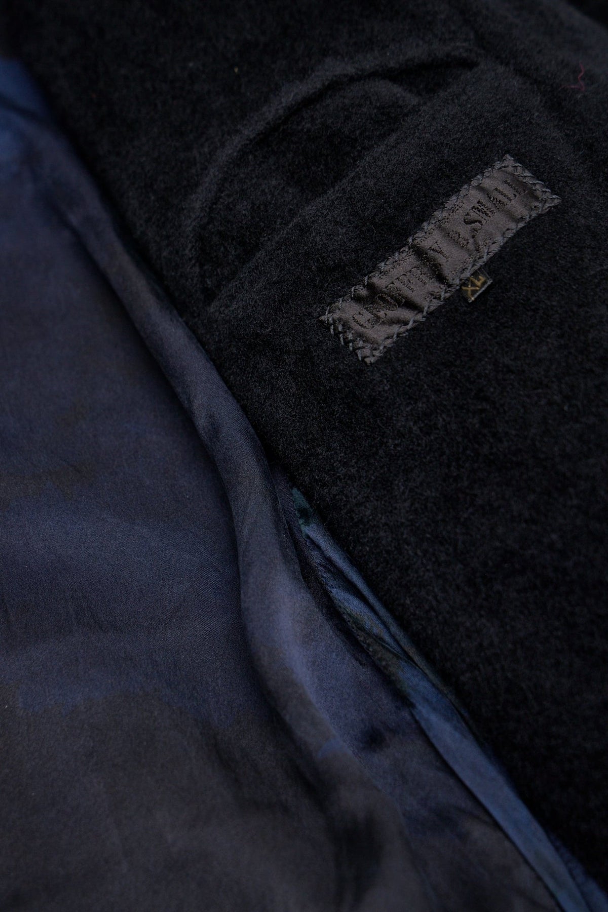 Geoffrey B. Small - Pure Alashan Cashmere 3 - ply Fully - Lined Como Silk Long Coat - LABELS