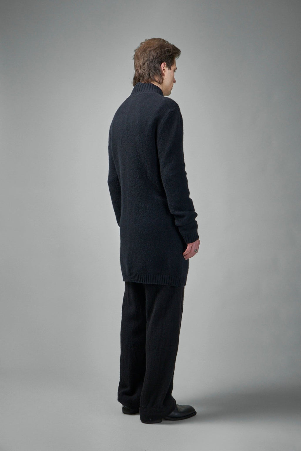 Geoffrey B. Small - Pure Cariaggi Yarn Cashmere Long Knit Cardigan - LABELS