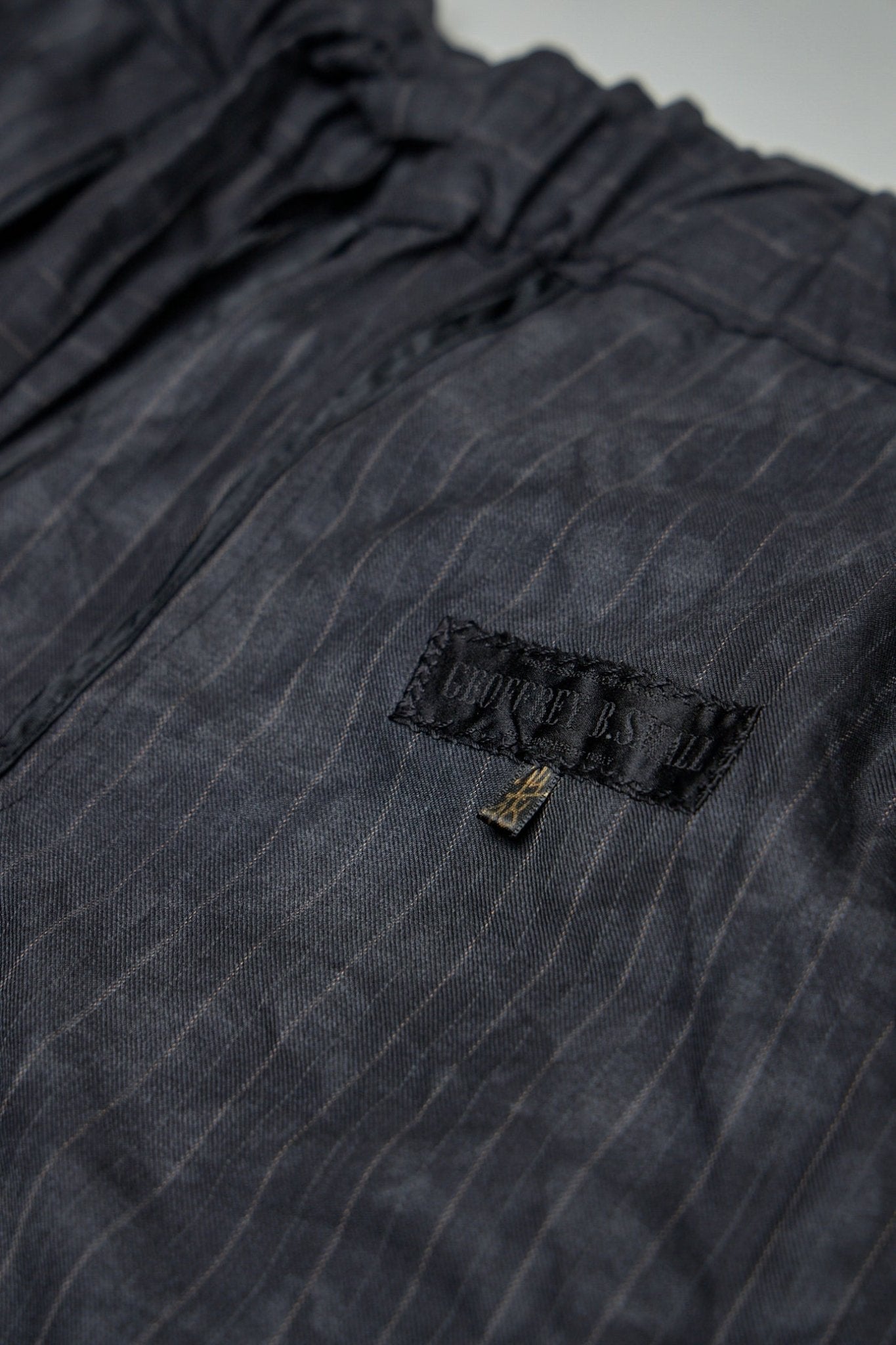 Geoffrey B. Small - Relaxed - fit Straight Leg Tailored Elastic Waist Drawstring Trouser - LABELS