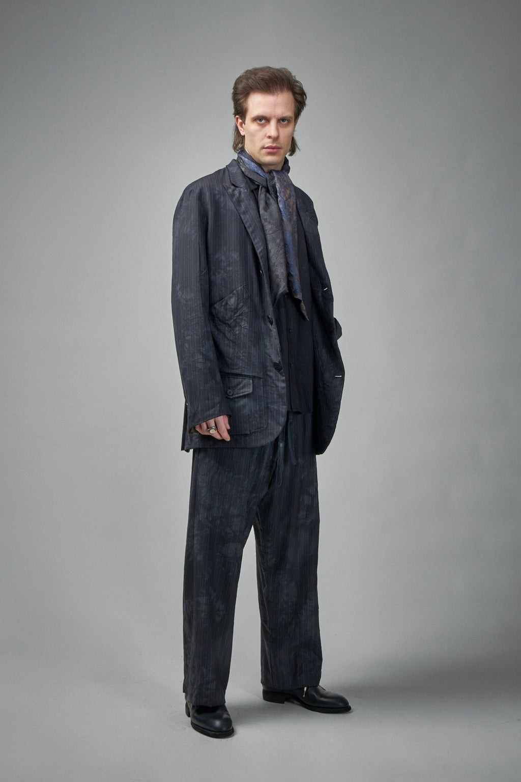 Geoffrey B. Small - Single Breasted Coat Jacket With Patch Pockets - LABELS