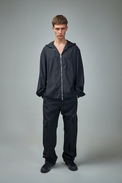 4g Wool Zipped Hoodie