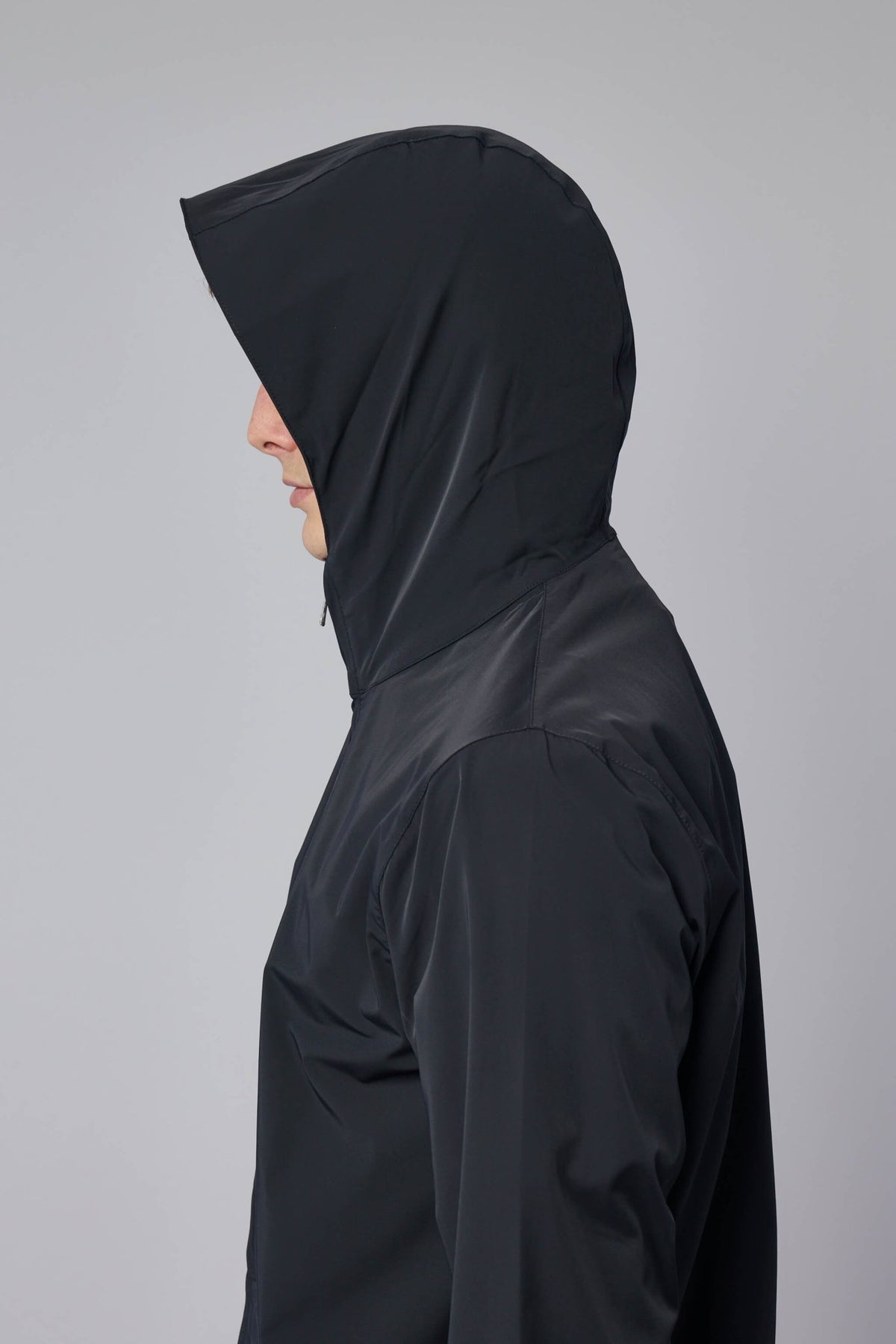 Back view of Gogetti hoodie showing contemporary silhouette