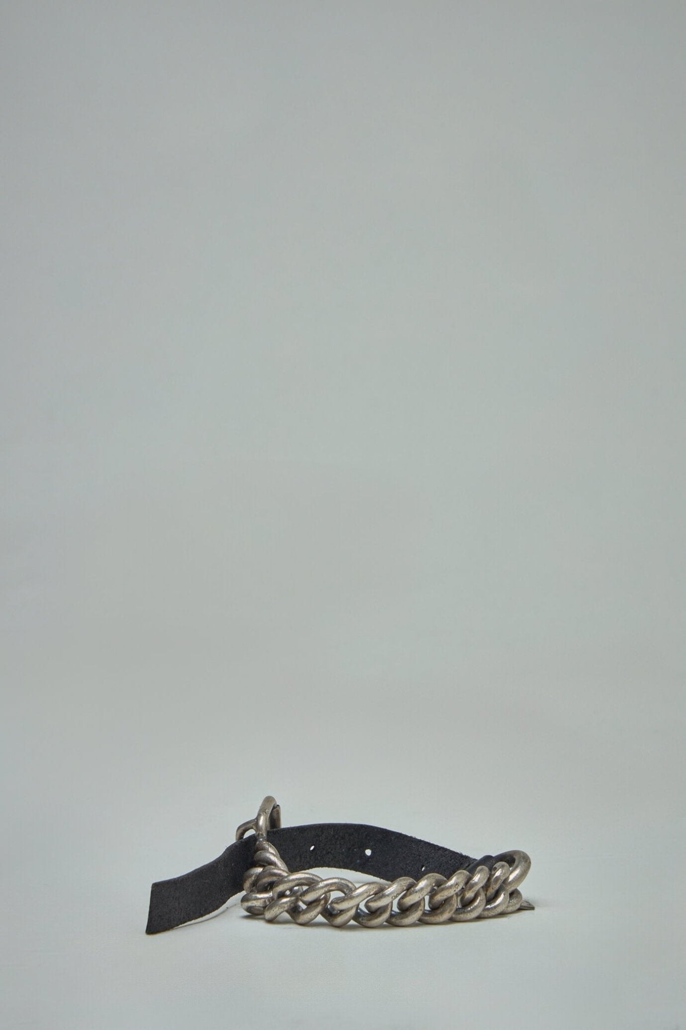 アクセサリー GOTI CHAIN LEATHER BRACELET_BR513 Goti Bracelets - GO BR513 Sterling Silver – LABELS