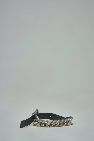 アクセサリー GOTI CHAIN LEATHER BRACELET_BR513 Goti Bracelets - GO BR513 Sterling Silver – LABELS