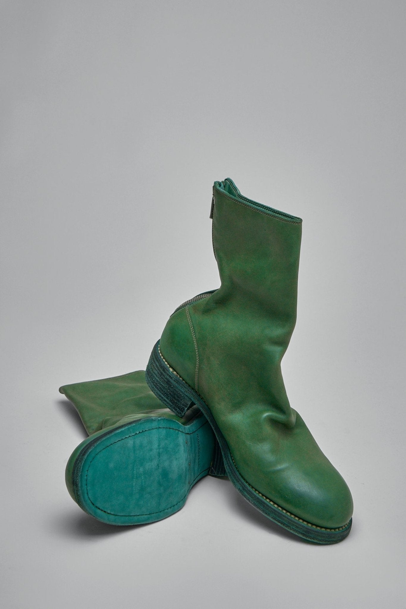 Guidi - 788ZX Horse Full Grain Back Zip Mid Boot - LABELS