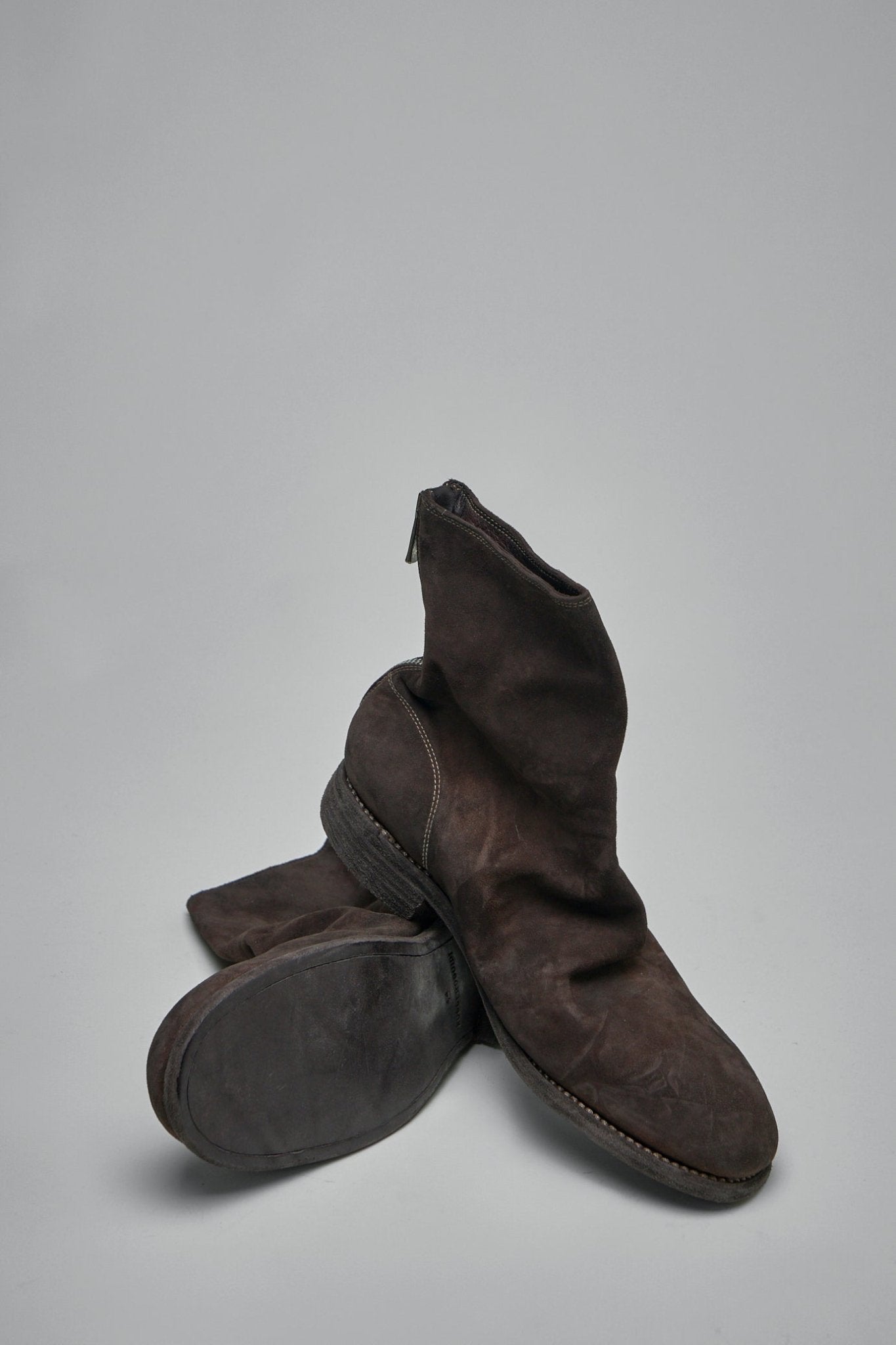 42 GUIDI 986X ベビー バッファロー リバース バックジップ ブーツ Guidi 986X Baby Buffalo Reverse Back Zip Boot - LABELS