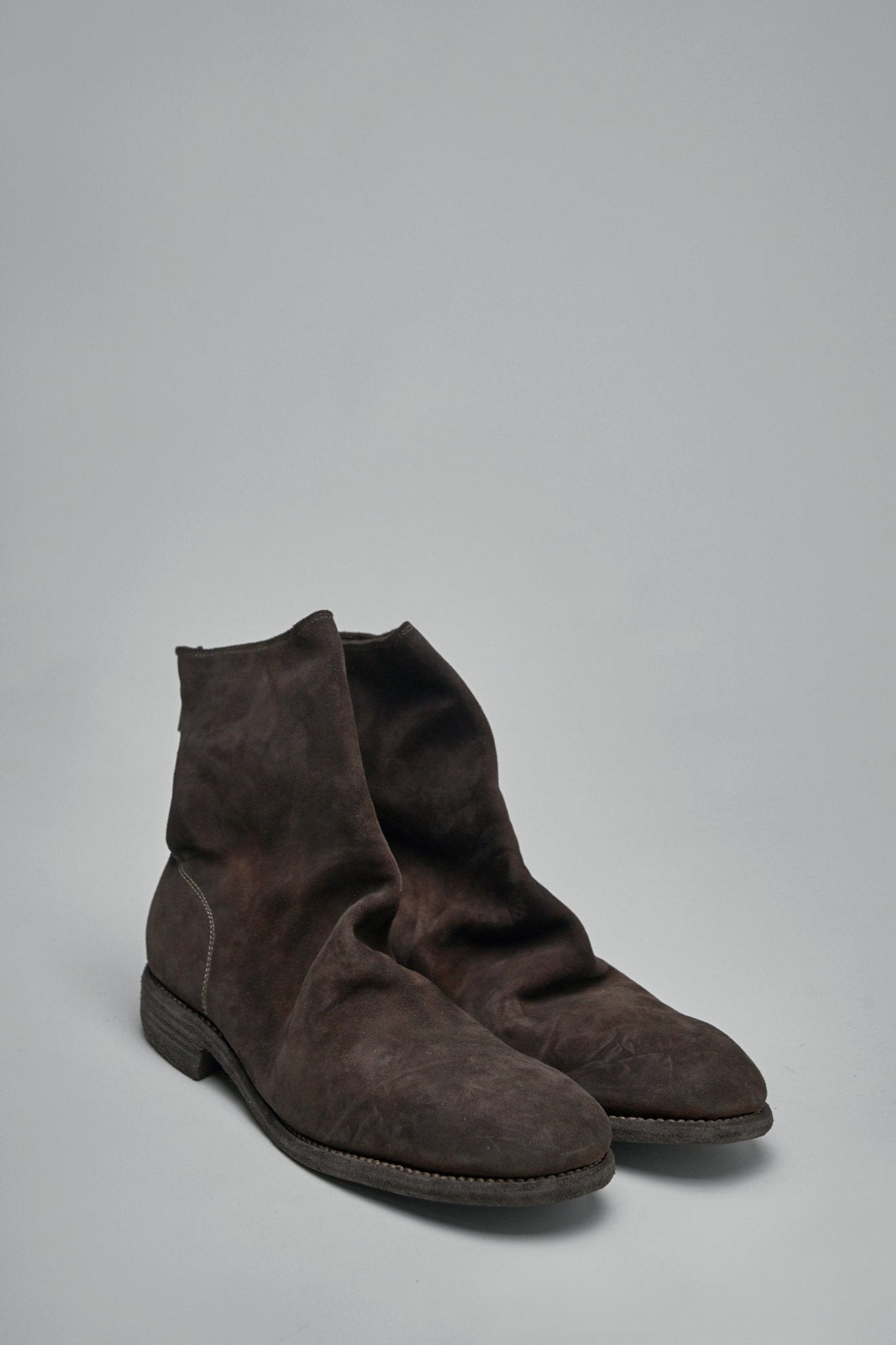 Guidi - 986X Baby Buffalo Reverse Back Zip Boot - LABELS