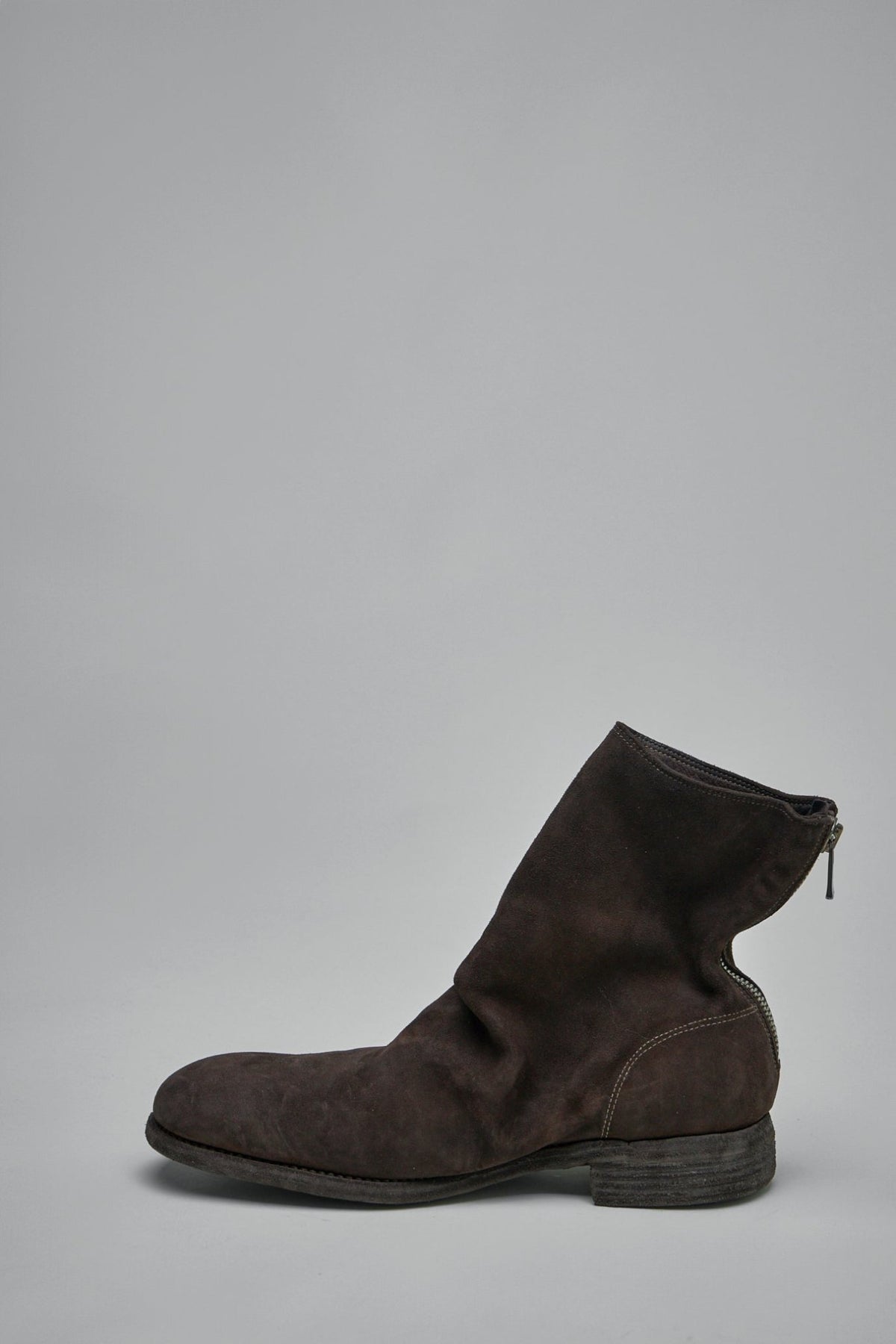 Guidi - 986X Baby Buffalo Reverse Back Zip Boot - LABELS
