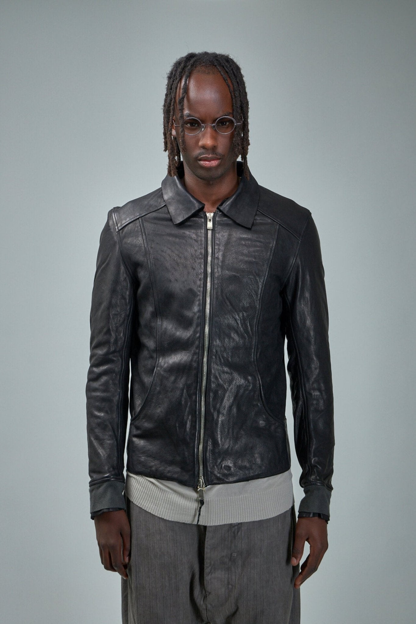 Guidi - Aviator Leather Jacket Soft Horse - LABELS