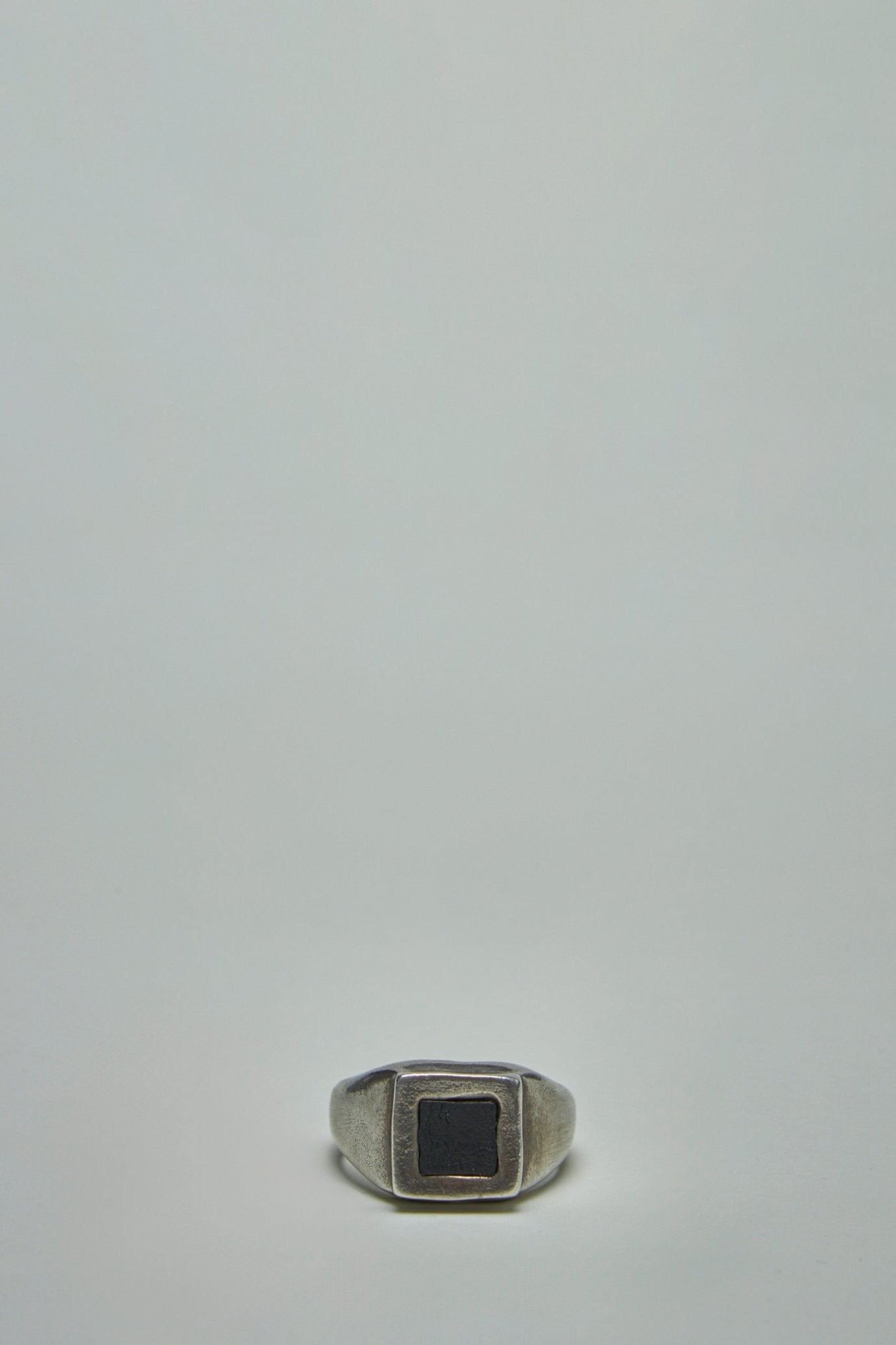 Guidi - Silver Ring w/ Kangaroo Leather 925 - LABELS