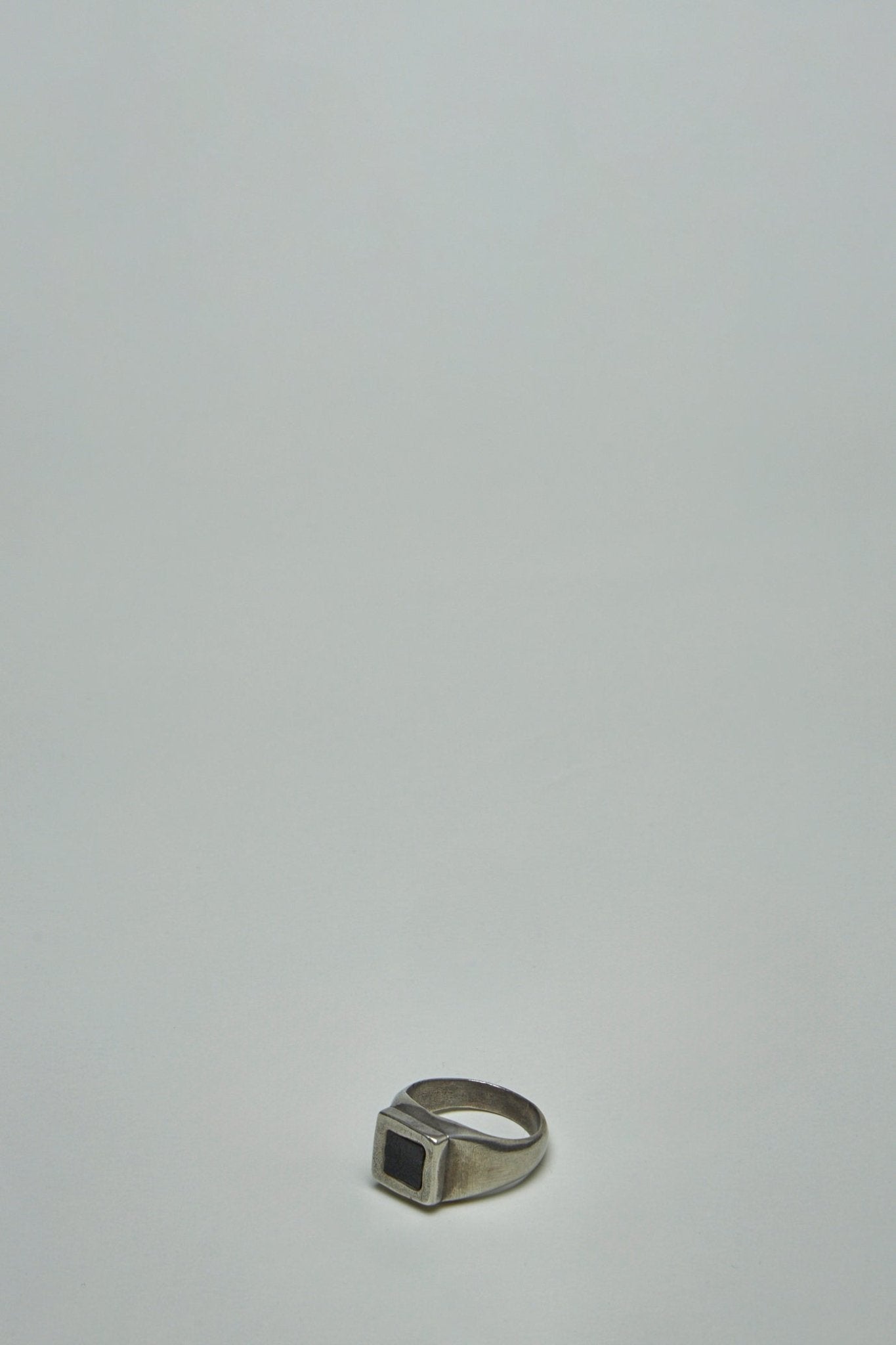 Guidi - Silver Ring w/ Kangaroo Leather 925 - LABELS