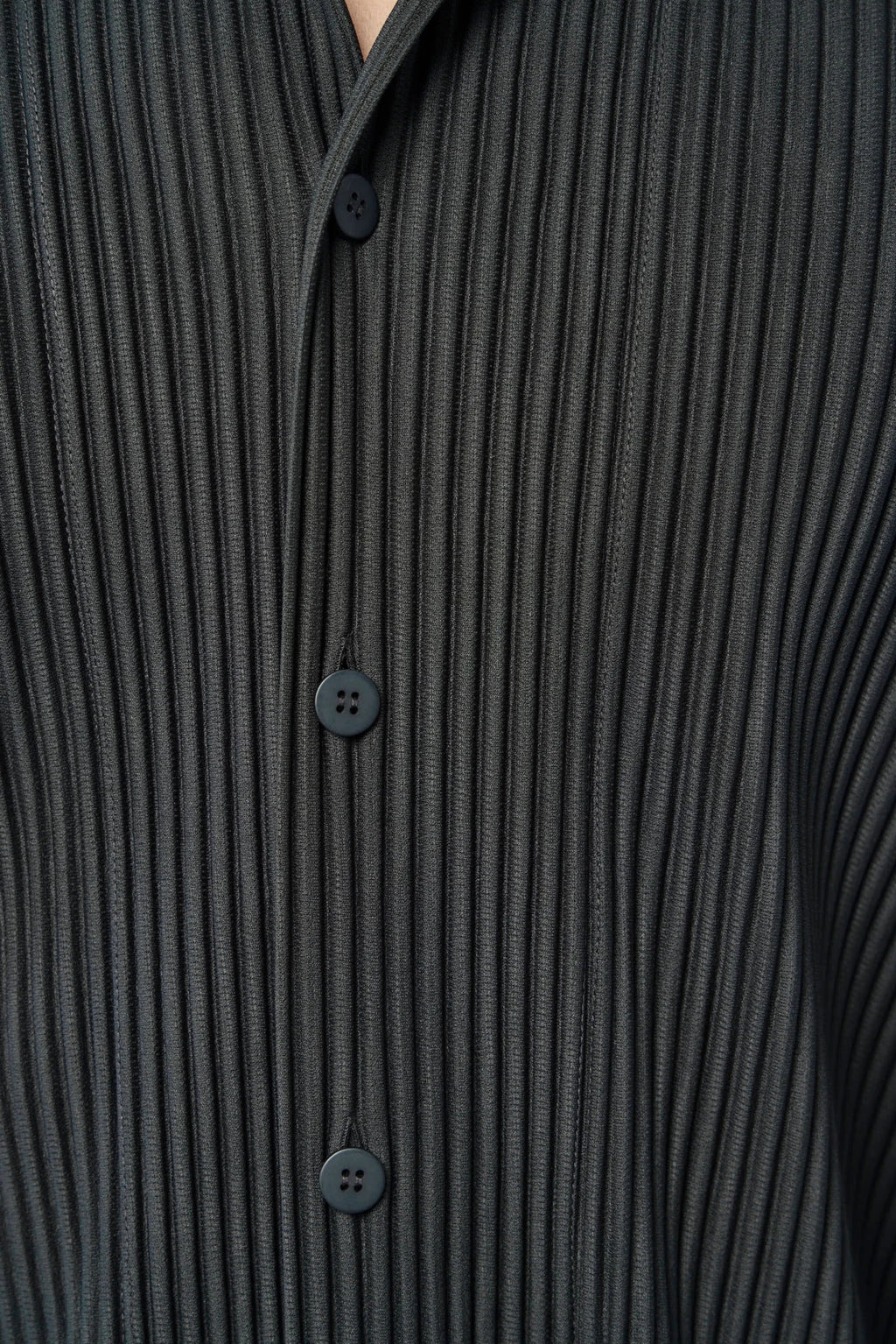 Homme Plissé Issey Miyake August Pleats shirt styled with matching pleated pants