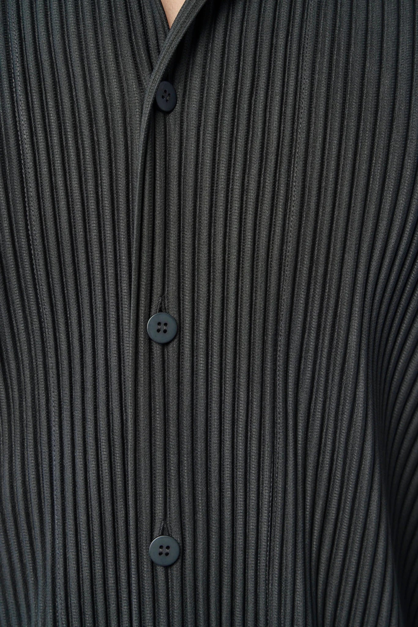 Homme Plissé Issey Miyake August Pleats shirt styled with matching pleated pants