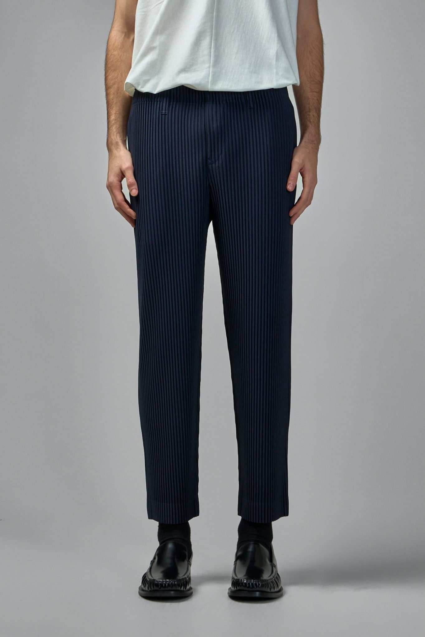 HOMME PLISSÉ ISSEY MIYAKE ストライプ ワイドパンツ Homme Plissé Issey Miyake Straight Pants - Basics – LABELS