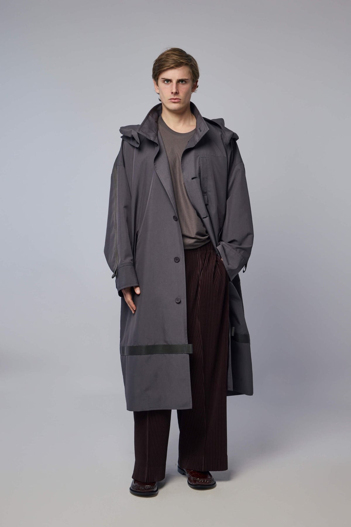 Homme Plissé Issey Miyake - Carrier Carried Coat - LABELS