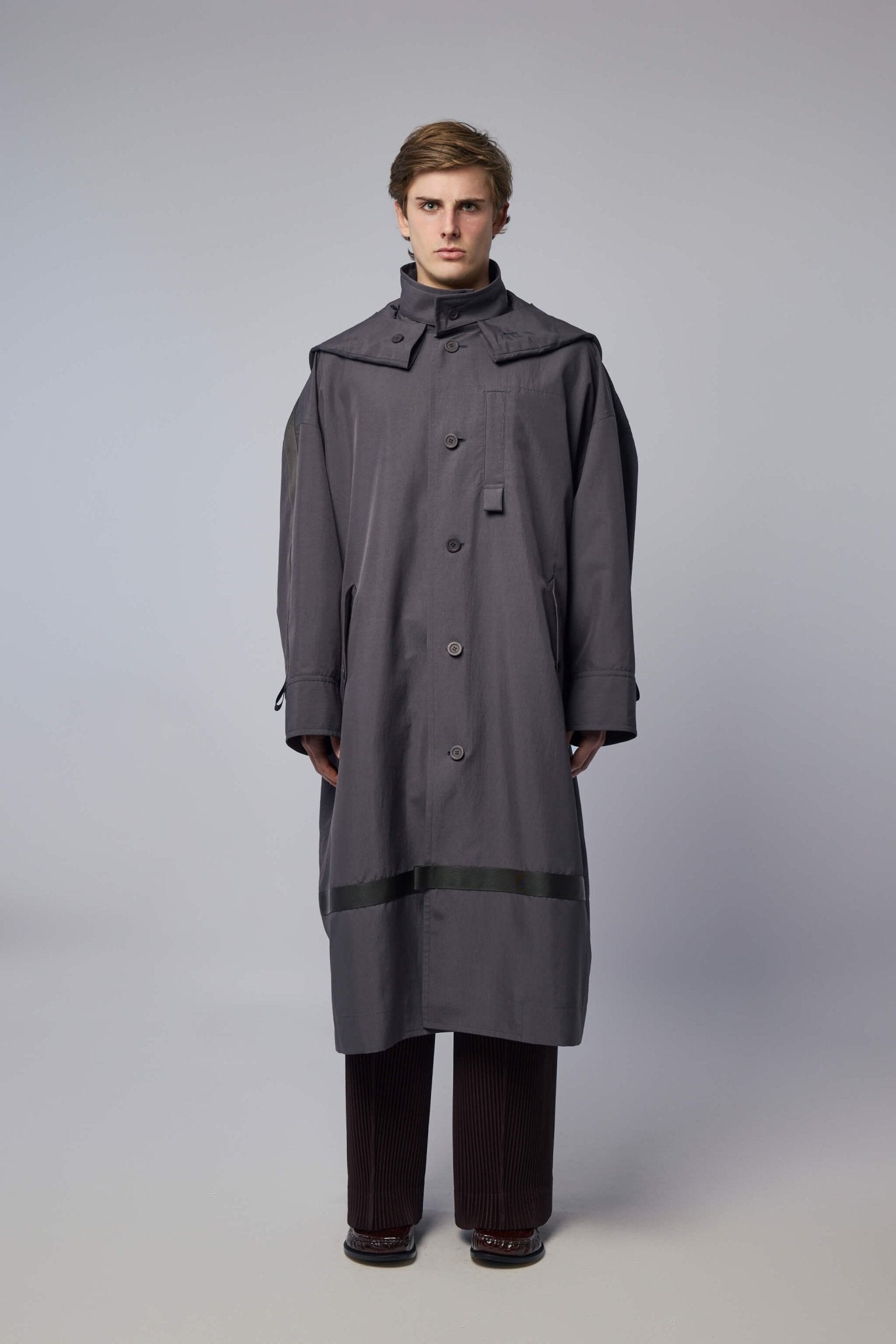 Homme Plissé Issey Miyake - Carrier Carried Coat - LABELS