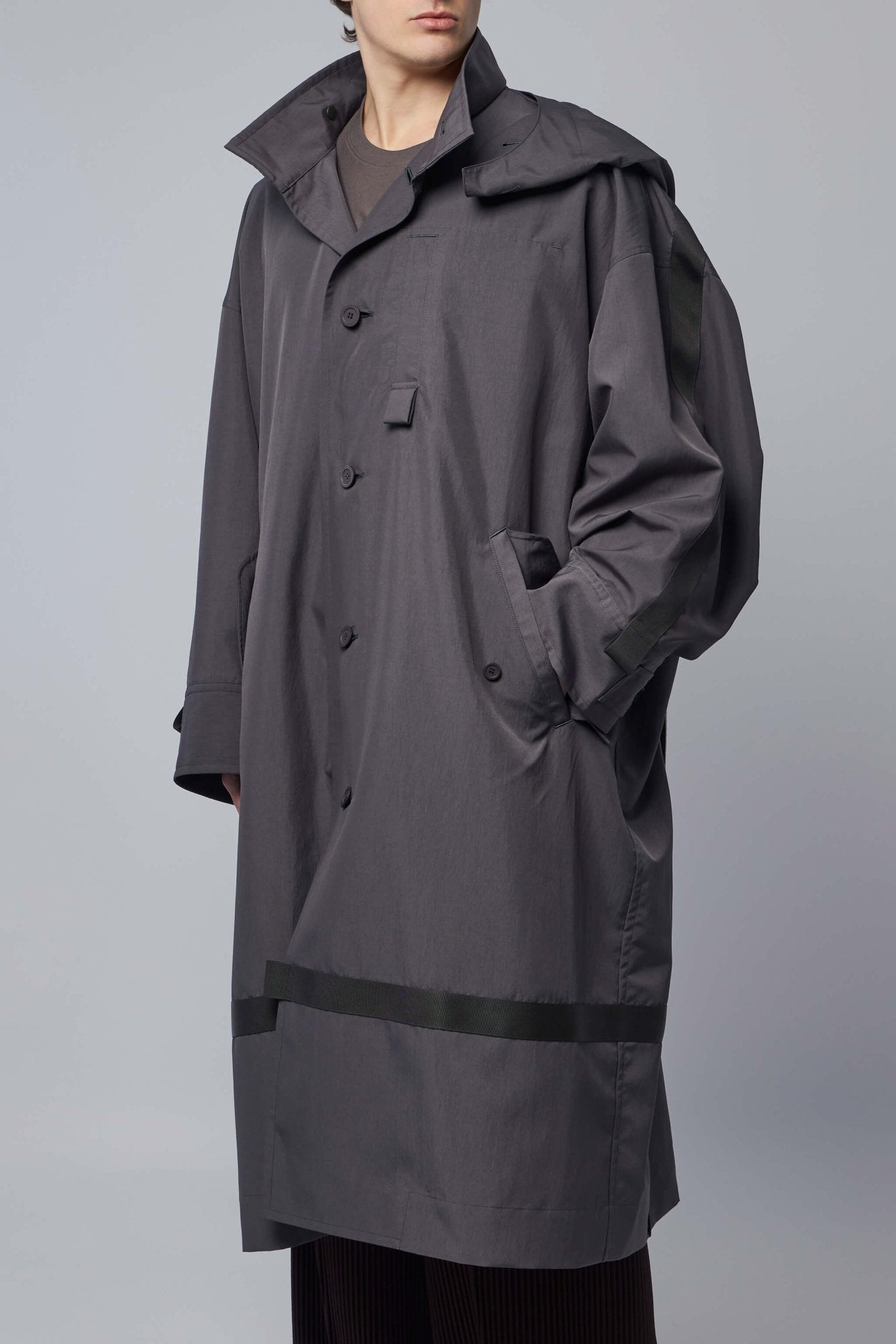 Homme Plissé Issey Miyake - Carrier Carried Coat - LABELS
