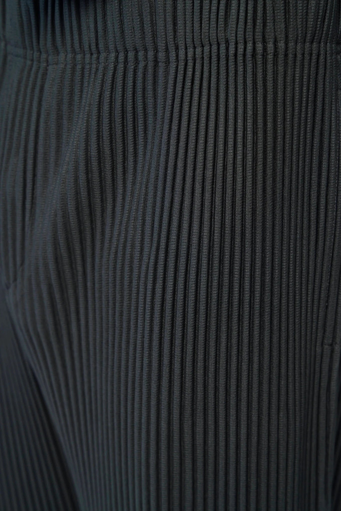 Back view of Homme Plissé Issey Miyake Cargo Pants highlighting relaxed fit