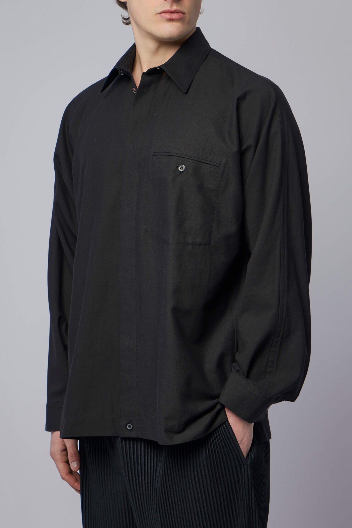 Homme Plissé Issey Miyake Shirts - Edge Pleated Shirt – LABELS Homme Plissé Issey Miyake Shirts - Edge Pleated Shirt – LABELS