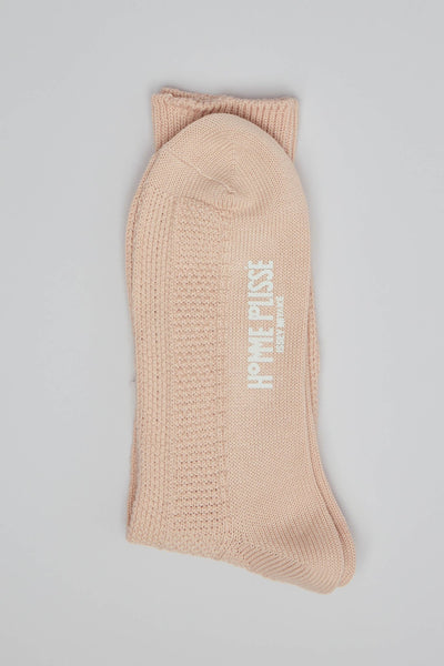 Ribbed Cotton Crew Socks