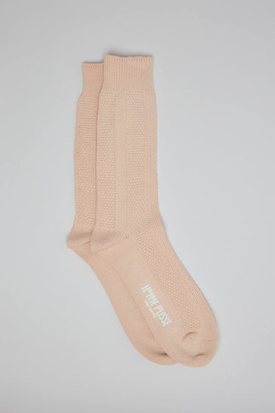 Ribbed Cotton Crew Socks