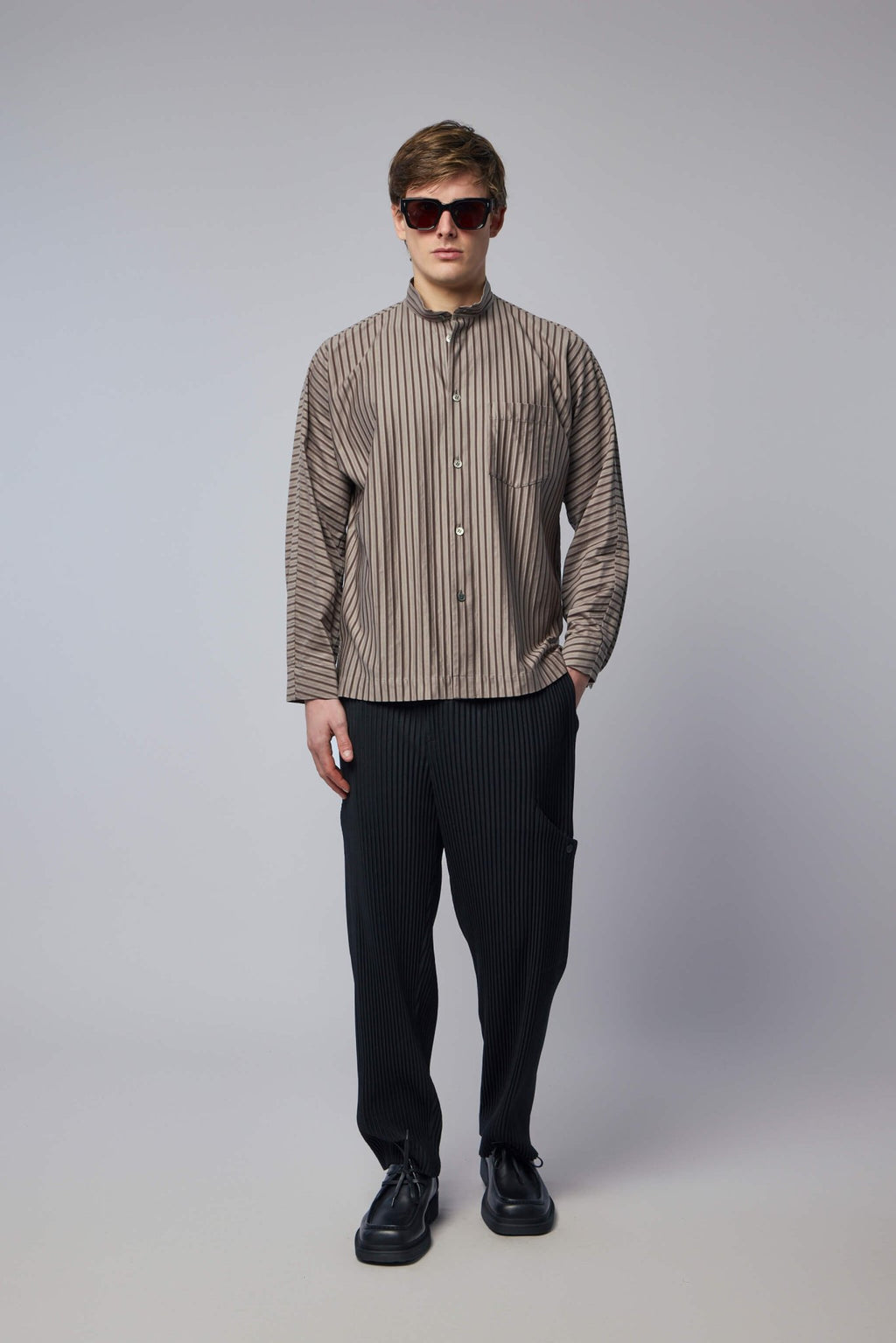 Homme Plissé Issey Miyake - Stripe Jersey Shirt - LABELS