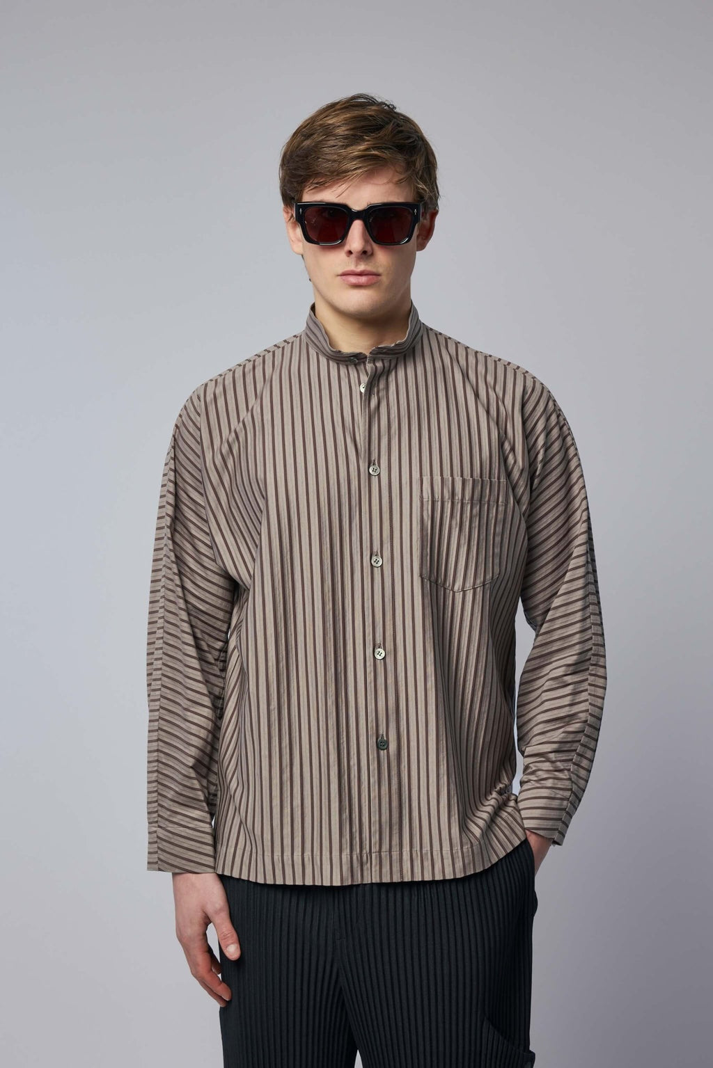 Homme Plissé Issey Miyake - Stripe Jersey Shirt - LABELS