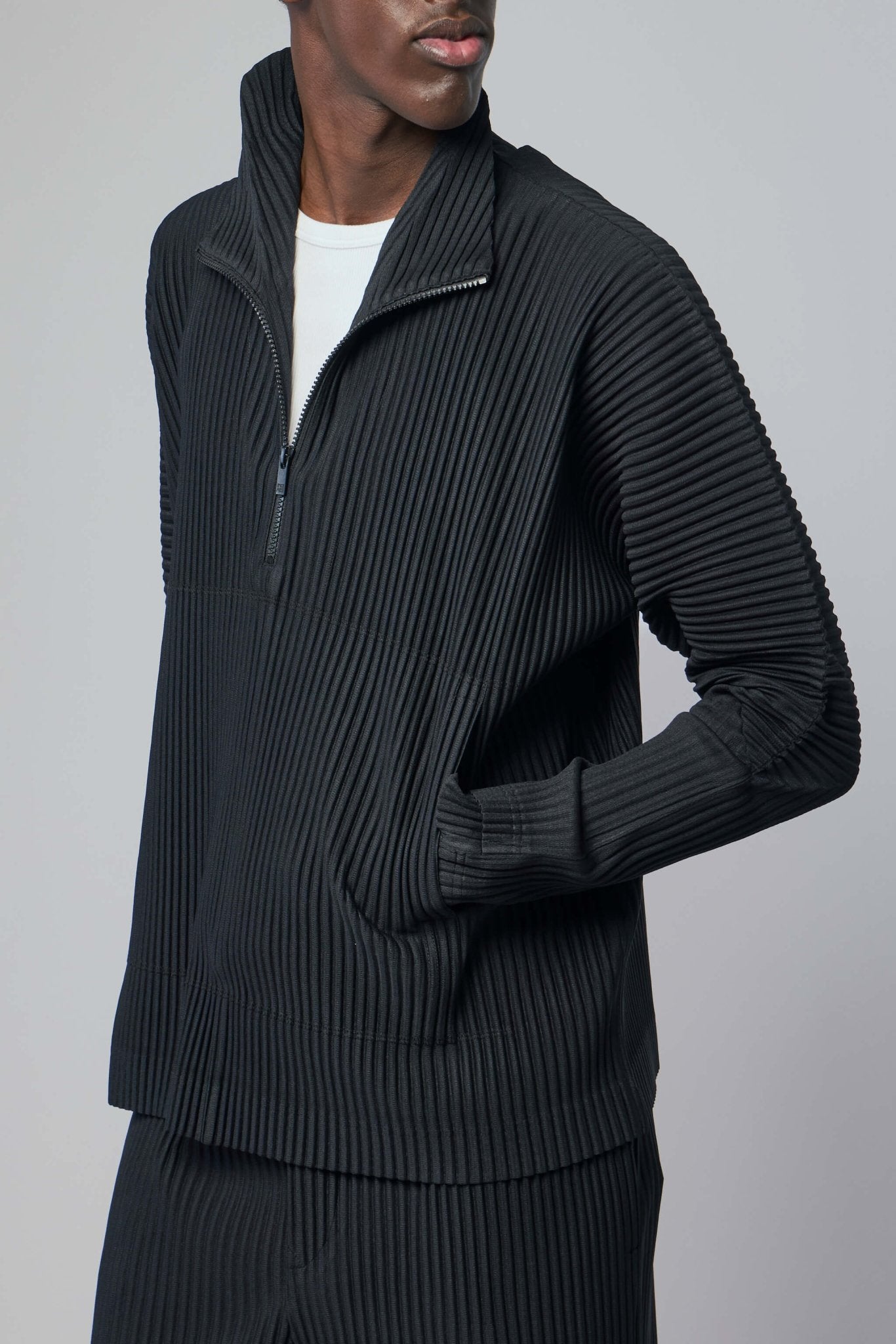 Homme Plissé Issey Miyake Zip-Ups - Textured Ribbed – LABELS
