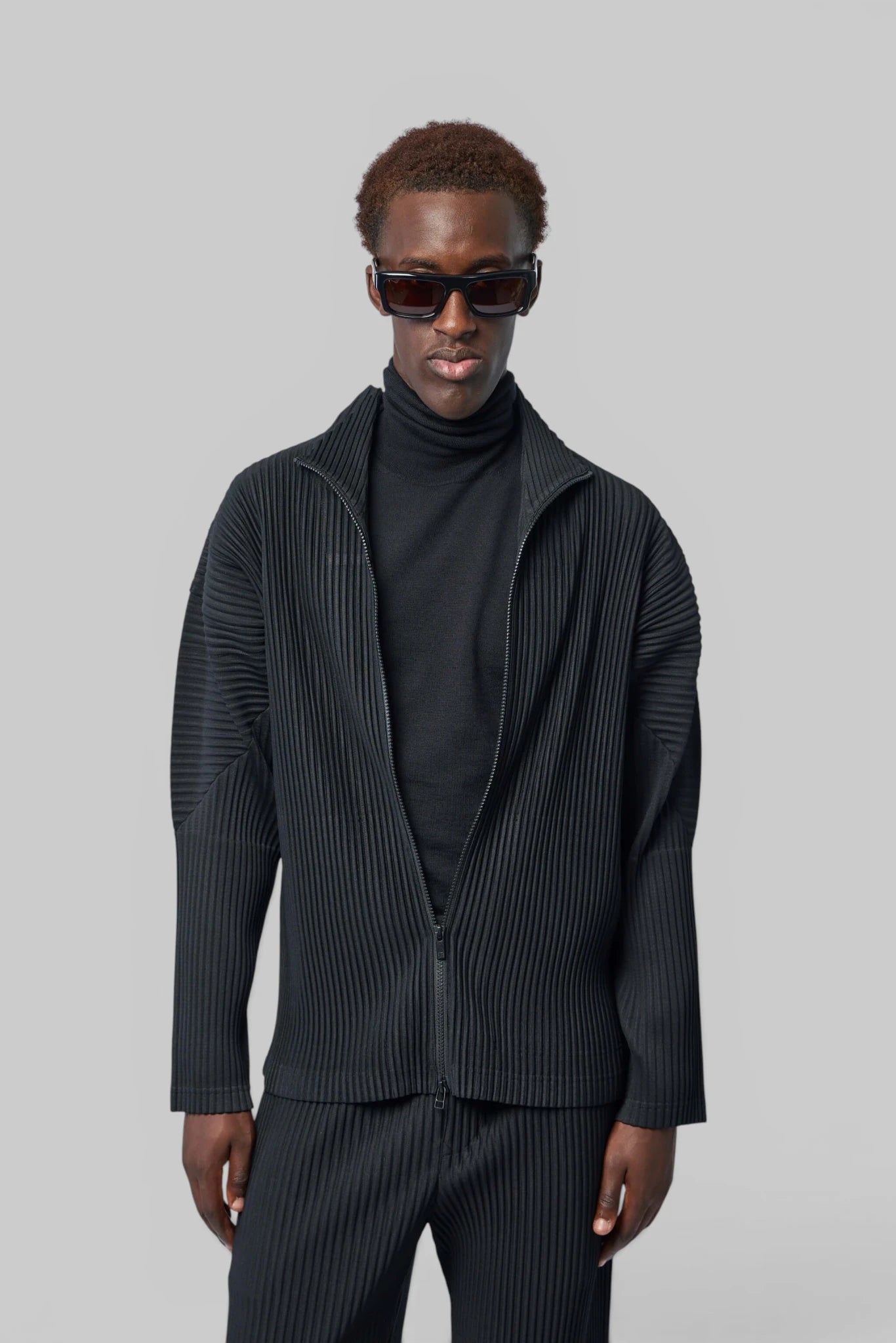 Homme Plissé Issey Miyake - Zipup Cardigan - LABELS