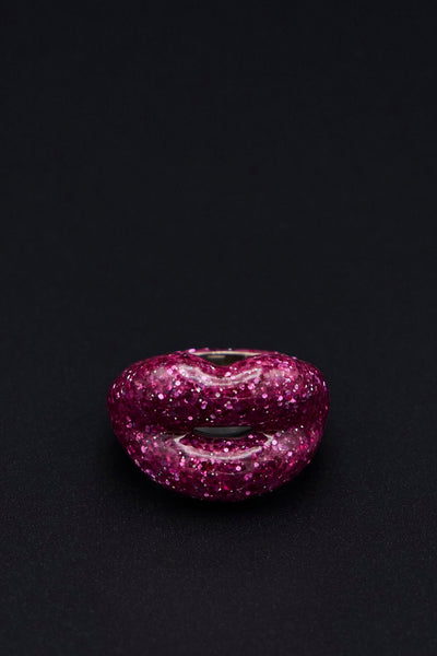 Hotlips Glitzer Rosa 