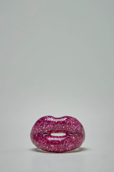 Hotlips Glitzer Rosa 