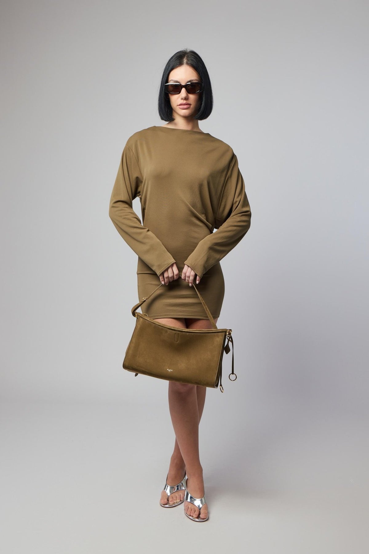 Jacquemus La Robe Mistral mini dress in elegant silhouette