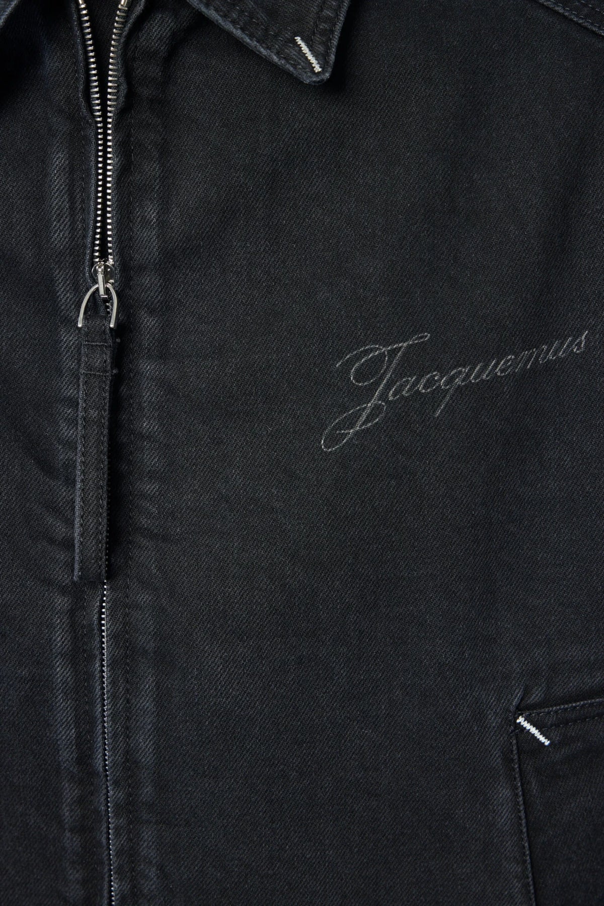 Jacquemus bomber jacket styled with tailored trousers